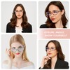 EYEURL Cat Eye Reading Glasses for Women Blue Light Blocking