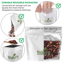 Tealyra - Grandma's Garden Berry - Fruit Tea Blend - Hibiscus and Berries Based Herbal Loose Leaf Tea - Vitamines Rich - Caffeine-Free - Hot and Iced Tea - 220g (8-ounce)