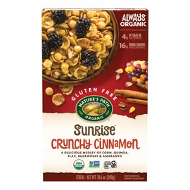 Nature's Path Organic Sunrise Crunchy Cinnamon Cereal, 10.6 oz (Pack of 12), Gluten Free, Non-GMO