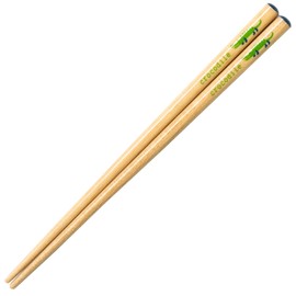 Wakasa Lacquer 264352 Chopsticks for Kids, Mini Zoo, Crocodile, Dishwasher Safe, Natural Wood, 6.5 inches (16.5 cm), Green, Made in Japan