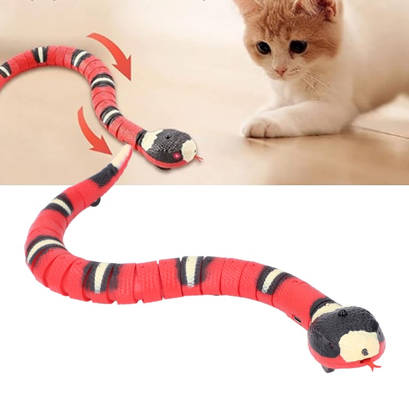 Induction Snake Toy Easy Operation Simulation Realistic Auto Sense Obstacle