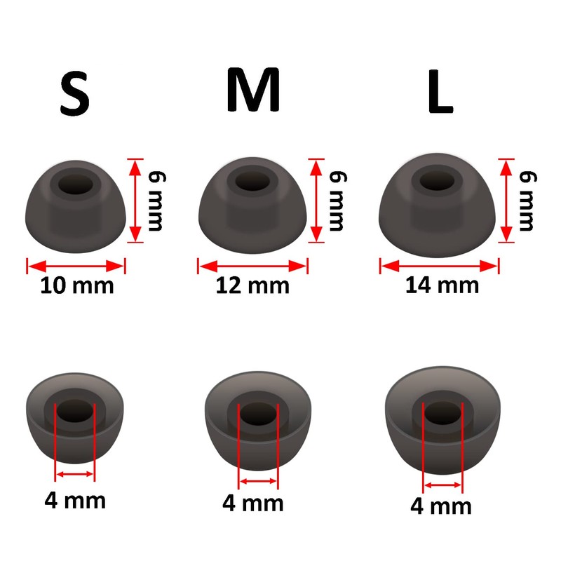 A-Focus Vibe Beam 2 Case Ear Tips Kit Silicone Shockproof