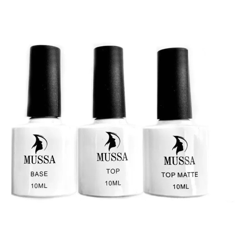 Mussa Set Esmalte Marca Mussa Lima+lamparaviaje+base+2 Top 13 Pzas