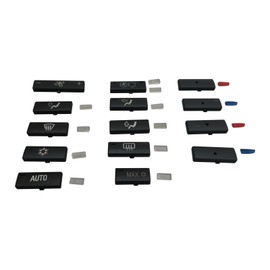 BDP88 14 Pieces Heater Climate Control Air Conditioning Switch Button Cover Set Compatible with BM.W 5 Series