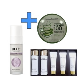 Italy Olos Youth Enhancing Fluid Concentrate 30ml+Soothing Gel 300ml+Treble 5-piece kit / 이태리 올로스 유스 엔행싱 플루이드 컨센트레이트 30ml+수딩젤 300ml+트레블 5종키트