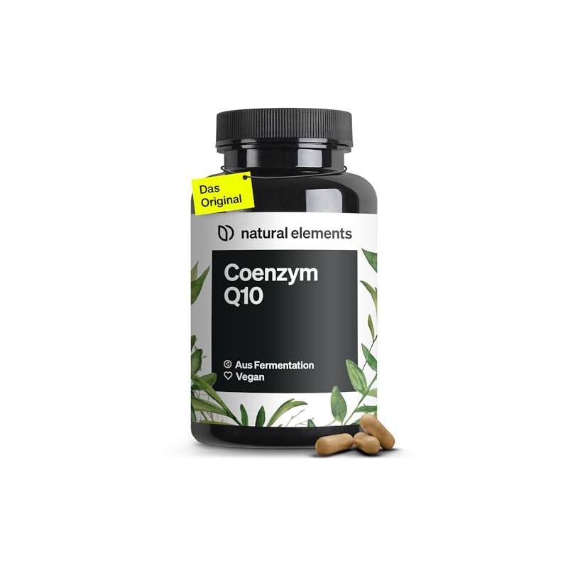 natural elements Coenzyme Q10 - 200mg per capsule - 120
