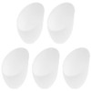 Luxshiny Horseshoe Lamp Shade Replacement 5-Pack Plastic Lamp Shades 5.35X3.54X1.65