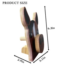 KhuaArt Newsukie,Wooden Animal Glasses Holder - Cute Cute Eyeglasses Stand,Carving Sunglasses Eyeglass Display Stand,Newsukie Creative Gift Glasses Holder for Desk (Horse)