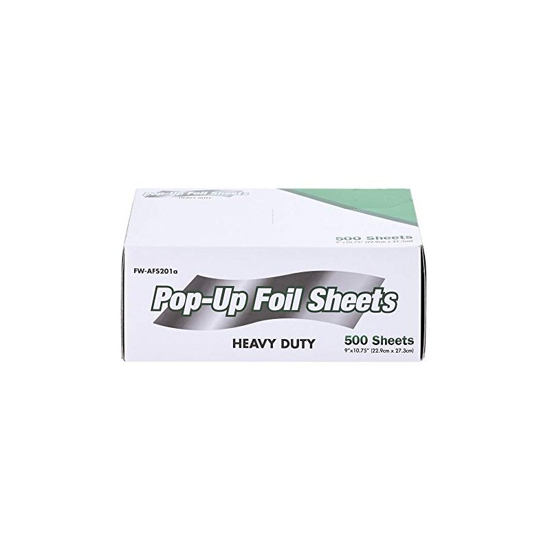 Aluminum Foil 9" x 10-3/4" Interfolded Foil Sheets - 3000