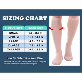 Doc Miller Calcetines de compresión para mujeres y hombres, 15-20 mmHg, mejor circulación, venas varicosas y férulas de espinillas, 1 par