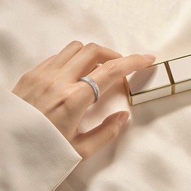 Elensan 18K Gold Plated Rings Cubic Zirconia Band | Wedding Rings for Women Hypoallergenic Anniversary Bands | Gold Rings for Women (8)