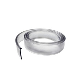 Gordon Glass® Clear 3/4" Half-Round Type Shower Door Bottom Seal and Sweep - 36 in Long