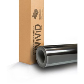 VViViD Black Mirror Chrome Vinyl Wrap Self Adhesive Film Air Release Bubble and Air-Free 3Mil (7ft x 5ft)