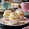 Jumbo Cupcake Liners 300 pcs White Muffin Liners No Smell,Food&Grade,Greaseproof