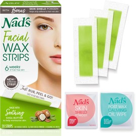 NAD's 20 Piece Facial Wax Strips