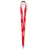 10 Pieces Staff Lanyard with Waterproof Card Holder (Red)