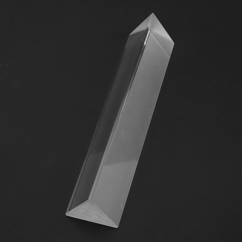 40*40*180mm Triangular Prism K9 Optical Glass Triangular Prism For Teaching