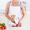 AOROPS Chef's Hat Apron Set, Adjustable Bib Apron, Cooking Apron,
