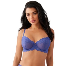 Wacoal Women's Vivid Attraction Underwire Lace Bra, Skipper Blue
