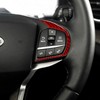 nuoozy Carbon Fiber Steering Wheel Button Frame Cover Trim Compatible