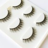Musegetes 3D False Eyelashes, Popular Black Natural Axis Soft Core