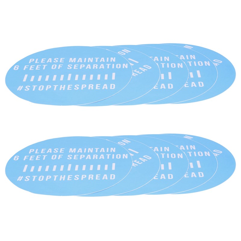2 Sets Warning Wall Sticker Public Places Warning Sign for