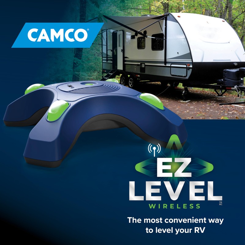 Camco Camper/RV EZ Level - Features Illuminated Indicator Lights &