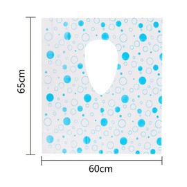 Pack of 30 Disposable Toilet Pads, LncBoc Disposable Toilet Covers, 65 x 60 cm, Toilet Seat Cover for Toilets in Shopping Malls, Office Toilets, Public Toilets