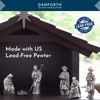 DANFORTH The Three Kings Nativity Set – Handcrafted Pewter Nativity