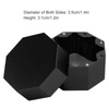 Cue Chalk Box Holder Aluminium Alloy Octagonal Universal Billiard Chalk