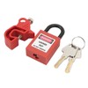 Circuit Breaker Lockout Device Brass 25mm Shackle Nylon Padlock for