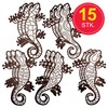 Baker Ross FN194 Gecko Lizard Window Decoration Set 15 Pack