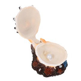 Housoutil Aquarium Shell Decoration Air Bubbler Vibrant Fish Tank Landscape Ornament Easy to Install Oxygen Levels for Home Office Decor