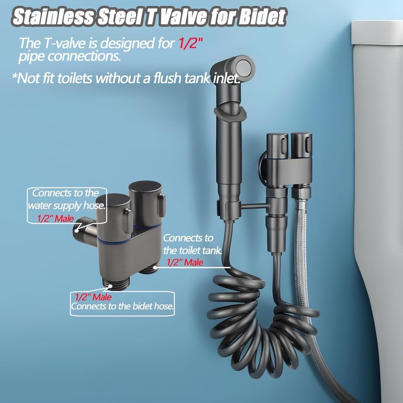 Handheld Bidet Sprayer for Toilet, Handheld Sprayer Kit, Baby Cloth