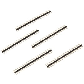 Delock Pin Header 40 Pin 1.27mm Pitch 1 Row Straight Pack of 5