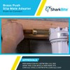 SharkBite 3/4 Inch MNPT Slip Adapter, Push to Connect Brass