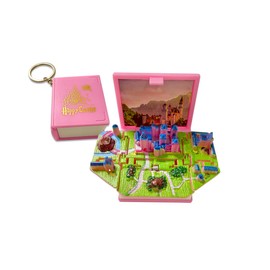 Elena Love [Keyring] 3D Happy Castle Book Keyring