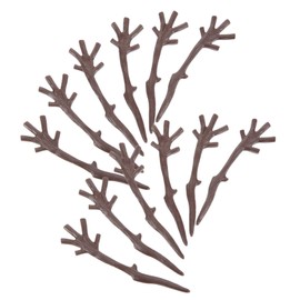 KICHOUSE 100pcs Christmas Snowman DIY Decoration Pendant Snowman Arms for Crafts Plush Snowman Decor Plastic