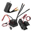Waterproof 3660 3800KV Brushless Motor 80A Brushless ESC Heatsink Combo