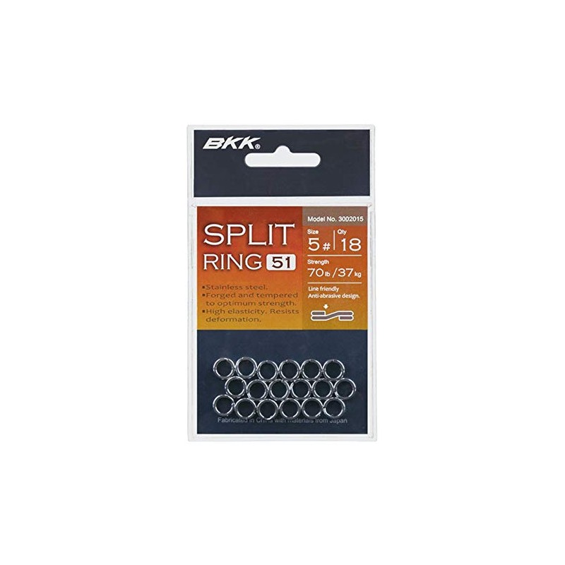 BKK Split Rings #10 Qty 9