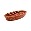 Large Traditional Portuguese Pottery Terracotta Clay Sausage Roaster Made in
