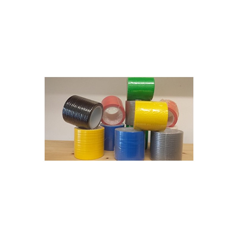 6X Rolls Gaffer Duct Cloth Tape Assorted Colours 48mm x