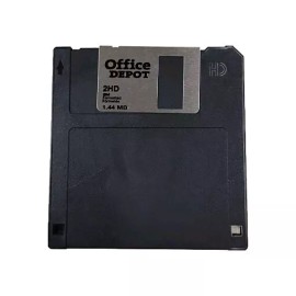 Office Depot (1) Floppy Disk  NEW OFFICE DEPOT 2HD 3.5" IBM Format 1.44 MB  WITH LABEL