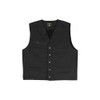 Wyoming Traders Men's Standard Bronco Canvas Vest, Black, X-Large