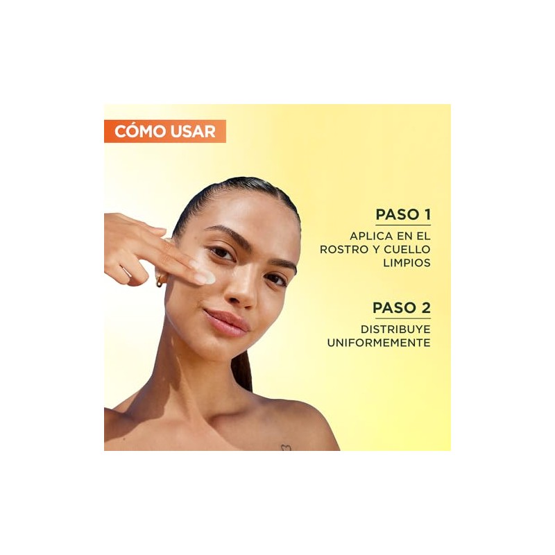 Garnier Express Aclara Crema Hidratante Antimanchas Vitamina Fps Unifica Tono