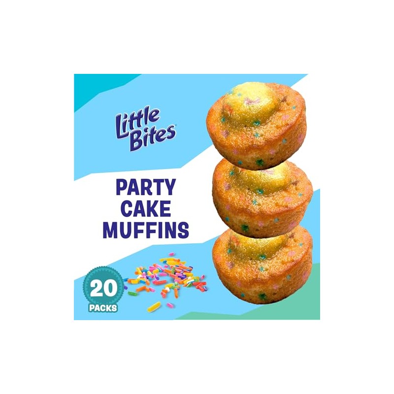 (Value Pack) Little Bites Party Cake Muffins, 20 individual packs,