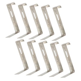 SEWOART 10pcs Tile Fixing Hook Tile Tools Home Tools Roof Fix Tool Roof Tile Clips Roof Parts Non-Skid Roof Clip Roof Clamps Roof Fix Clip Roof Metal Clip Roof Clips Supplies Iron Thicken