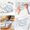 Doyime 360 Degree Protractor, Total Circular Protractor (3 Pieces), Angle