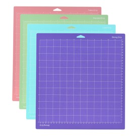 4PCS 12*12 Inch Replacement Cutting Mat Adhesive Non-Slip Gridded Cutting Mats Compatible with Silhouette Cameo Cutting Machine Explore Plotter Machine