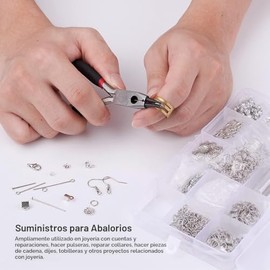 Conjunto Para Hacer Joyas,Kit De Reparación De Joyas,Conjunto De Accesorios